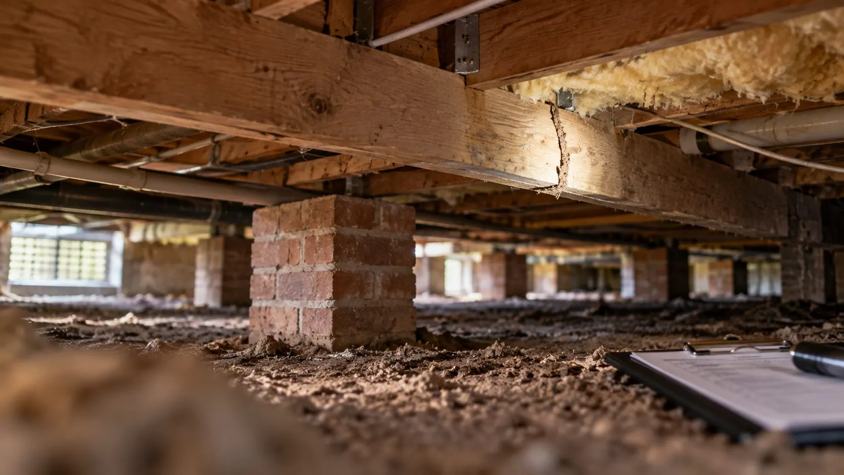 A technician inspecting a Sydney home exterior during a pre-purchase timber pest inspection