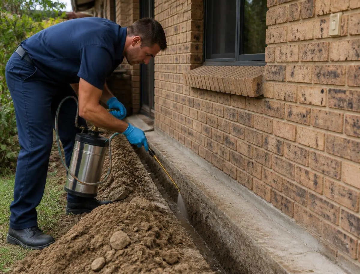 Termites have been found on or near your property, a sign checked during termite treatment & barriers
